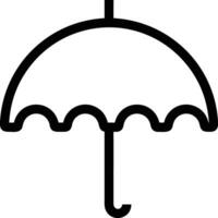 Umbrella protection icon symbol vector image. Illustration of the safety protect umbrella security design image
