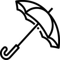 Umbrella protection icon symbol vector image. Illustration of the safety protect umbrella security design image