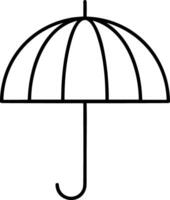 Umbrella protection icon symbol vector image. Illustration of the safety protect umbrella security design image