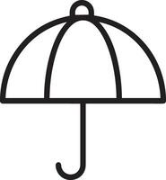 Umbrella protection icon symbol vector image. Illustration of the safety protect umbrella security design image