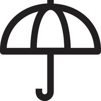 Umbrella protection icon symbol vector image. Illustration of the safety protect umbrella security design image