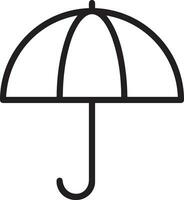 Umbrella protection icon symbol vector image. Illustration of the safety protect umbrella security design image