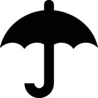 Umbrella protection icon symbol vector image. Illustration of the safety protect umbrella security design image