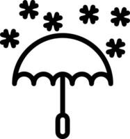 Umbrella protection icon symbol vector image. Illustration of the safety protect umbrella security design image