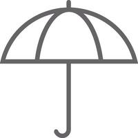 Umbrella protection icon symbol vector image. Illustration of the safety protect umbrella security design image