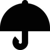 Umbrella protection icon symbol vector image. Illustration of the safety protect umbrella security design image