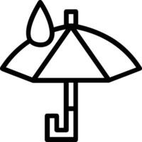 Umbrella protection icon symbol vector image. Illustration of the safety protect umbrella security design image