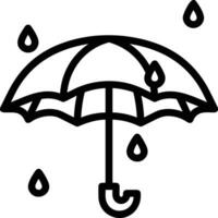 Umbrella protection icon symbol vector image. Illustration of the safety protect umbrella security design image