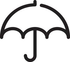 Umbrella protection icon symbol vector image. Illustration of the safety protect umbrella security design image