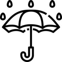 Umbrella protection icon symbol vector image. Illustration of the safety protect umbrella security design image