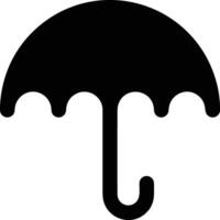 Umbrella protection icon symbol vector image. Illustration of the safety protect umbrella security design image