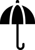 Umbrella protection icon symbol vector image. Illustration of the safety protect umbrella security design image