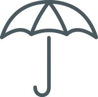 Umbrella protection icon symbol vector image. Illustration of the safety protect umbrella security design image