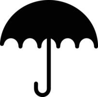 Umbrella protection icon symbol vector image. Illustration of the safety protect umbrella security design image