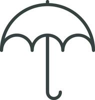 Umbrella protection icon symbol vector image. Illustration of the safety protect umbrella security design image