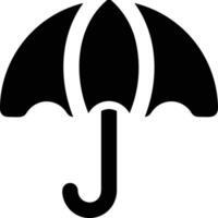 Umbrella protection icon symbol vector image. Illustration of the safety protect umbrella security design image