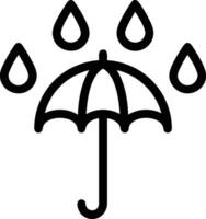 Umbrella protection icon symbol vector image. Illustration of the safety protect umbrella security design image