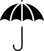 Umbrella protection icon symbol vector image. Illustration of the safety protect umbrella security design image