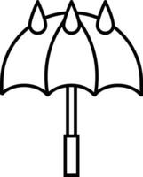 Umbrella protection icon symbol vector image. Illustration of the safety protect umbrella security design image