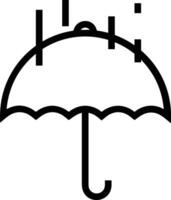 Umbrella protection icon symbol vector image. Illustration of the safety protect umbrella security design image