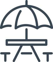 Umbrella protection icon symbol vector image. Illustration of the safety protect umbrella security design image