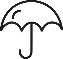 Umbrella protection icon symbol vector image. Illustration of the safety protect umbrella security design image