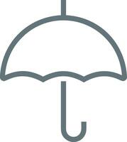 Umbrella protection icon symbol vector image. Illustration of the safety protect umbrella security design image