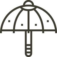 Umbrella protection icon symbol vector image. Illustration of the safety protect umbrella security design image