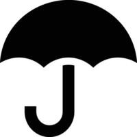 Umbrella protection icon symbol vector image. Illustration of the safety protect umbrella security design image