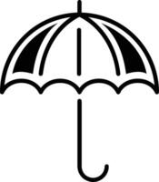 Umbrella protection icon symbol vector image. Illustration of the safety protect umbrella security design image