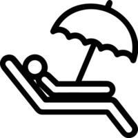 Umbrella protection icon symbol vector image. Illustration of the safety protect umbrella security design image