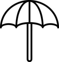 Umbrella protection icon symbol vector image. Illustration of the safety protect umbrella security design image