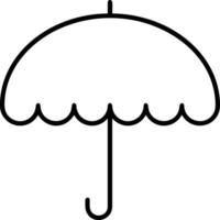 Umbrella protection icon symbol vector image. Illustration of the safety protect umbrella security design image