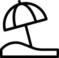 Umbrella protection icon symbol vector image. Illustration of the safety protect umbrella security design image