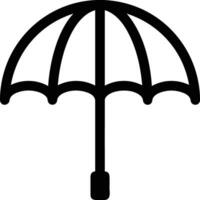 Umbrella protection icon symbol vector image. Illustration of the safety protect umbrella security design image