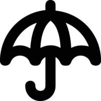 Umbrella protection icon symbol vector image. Illustration of the safety protect umbrella security design image