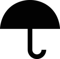 Umbrella protection icon symbol vector image. Illustration of the safety protect umbrella security design image