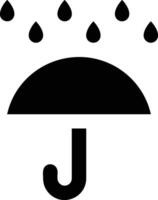 Umbrella protection icon symbol vector image. Illustration of the safety protect umbrella security design image