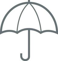 Umbrella protection icon symbol vector image. Illustration of the safety protect umbrella security design image