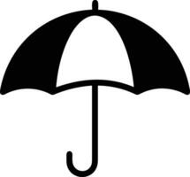 Umbrella protection icon symbol vector image. Illustration of the safety protect umbrella security design image