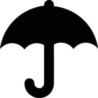 Umbrella protection icon symbol vector image. Illustration of the safety protect umbrella security design image