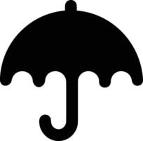 Umbrella protection icon symbol vector image. Illustration of the safety protect umbrella security design image