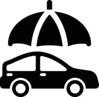 Umbrella protection icon symbol vector image. Illustration of the safety protect umbrella security design image