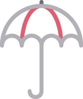 Umbrella protection icon symbol vector image. Illustration of the safety protect umbrella security design image