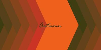 Abstract background design with an autumn theme. vector