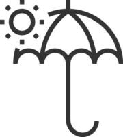 Umbrella protection icon symbol vector image. Illustration of the safety protect umbrella security design image