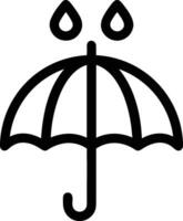 Umbrella protection icon symbol vector image. Illustration of the safety protect umbrella security design image