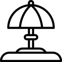 Umbrella protection icon symbol vector image. Illustration of the safety protect umbrella security design image