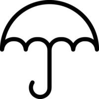 Umbrella protection icon symbol vector image. Illustration of the safety protect umbrella security design image