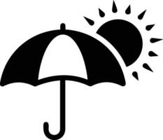 Umbrella protection icon symbol vector image. Illustration of the safety protect umbrella security design image